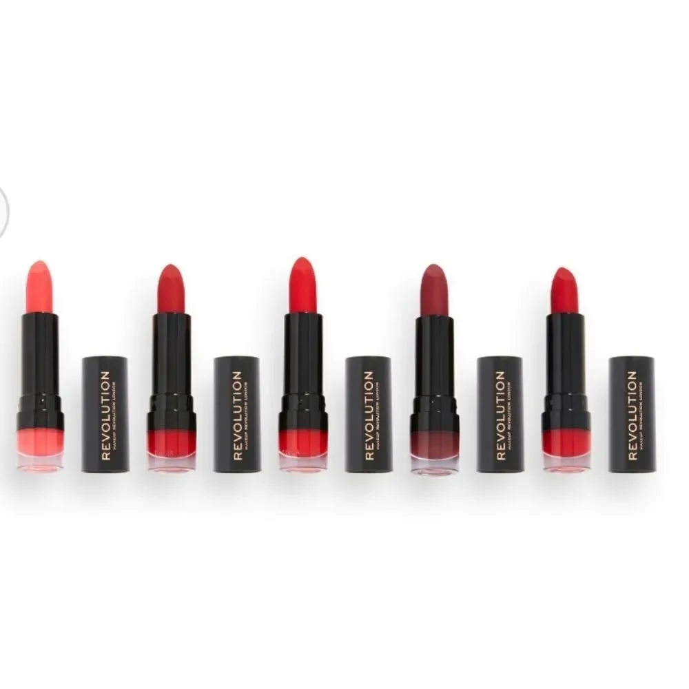 Revolution‎ Beauty Totally Reds Lipstick Collection